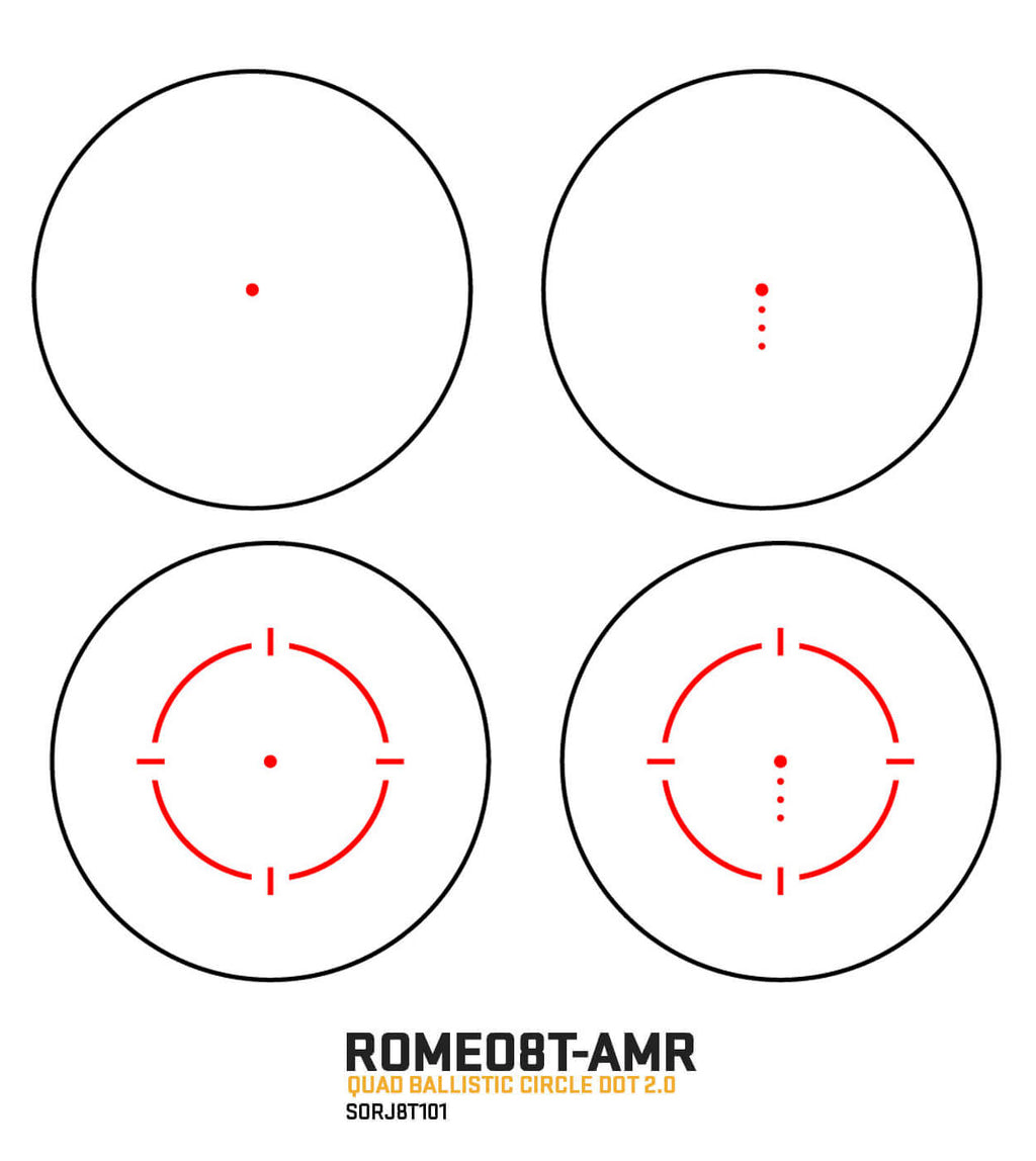 Sig ROMEO 8T AMR w/ 3x Magnifier Combo