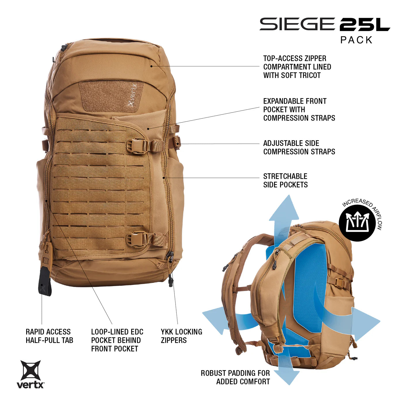 Vertx Siege Backpack 25L